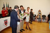 Homenagem a Manuel João Vieira com entrega da medalha de ouro à viúva Esmeralda Vieira.jpg